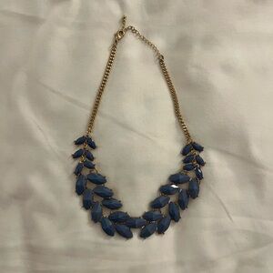 Blue & Gold Statement Necklace